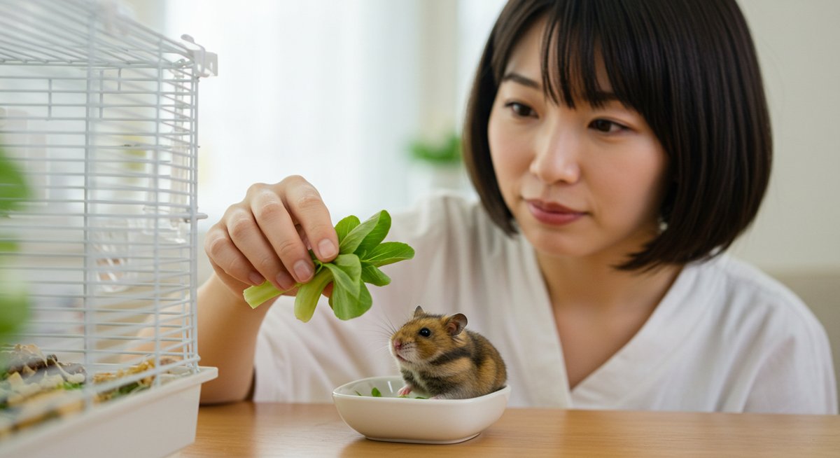 ハムスター チンゲン サイ