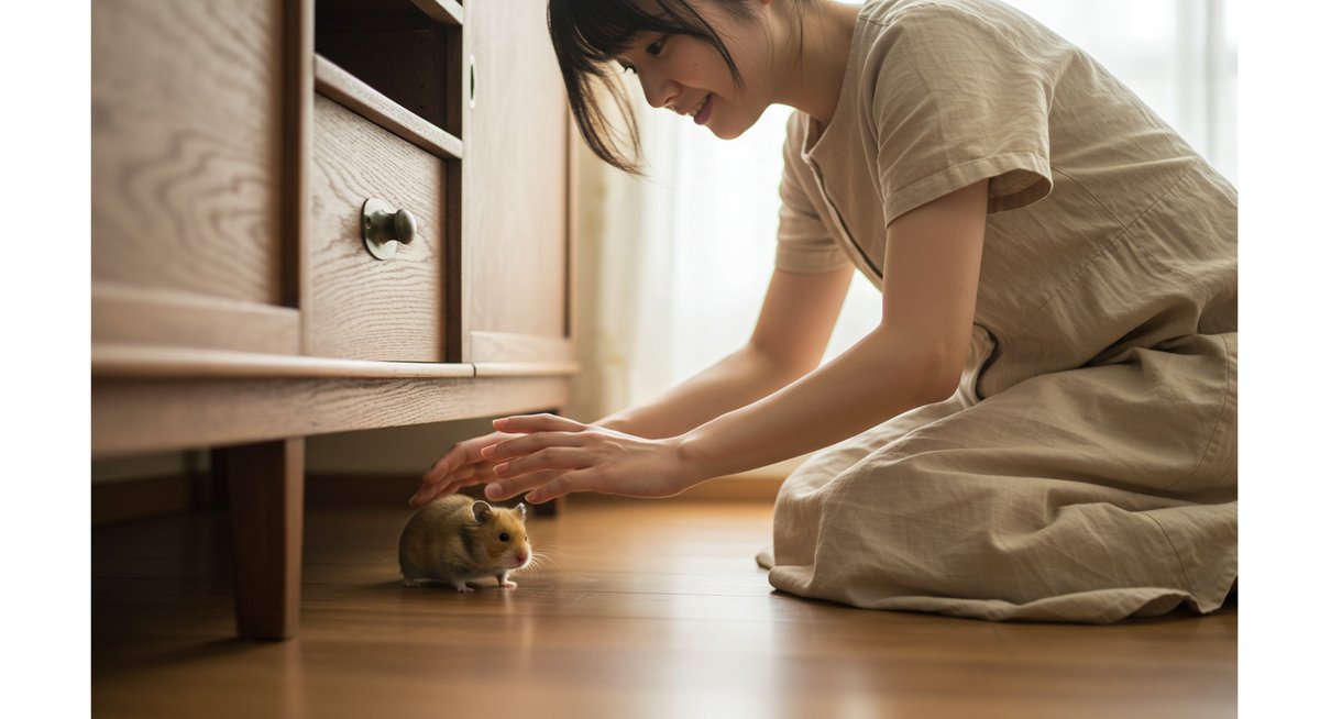 ハムスター 脱走