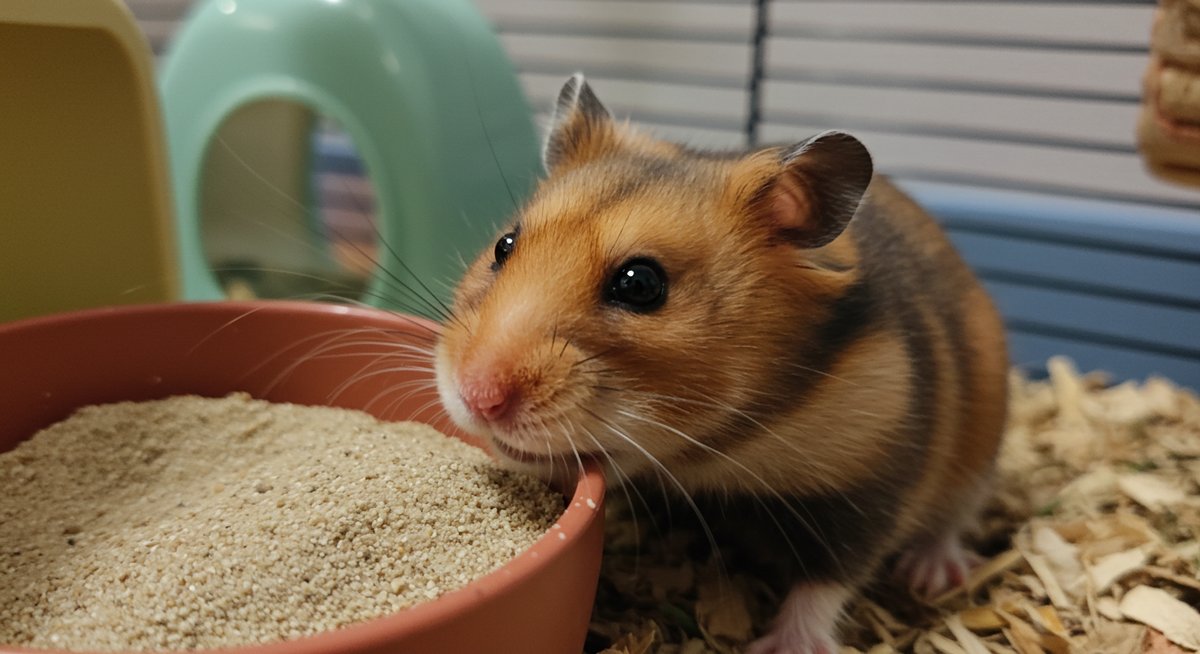ハムスター トイレの砂 食べる