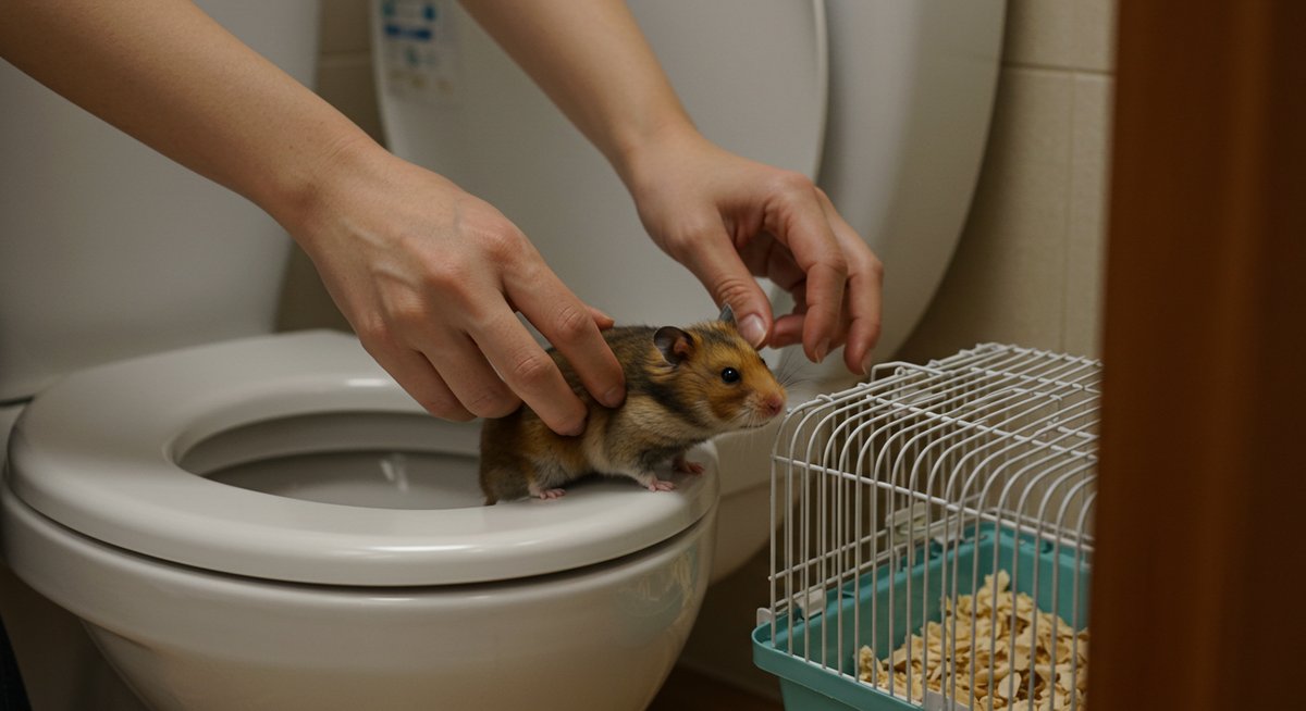 ハムスター トイレ しつけ